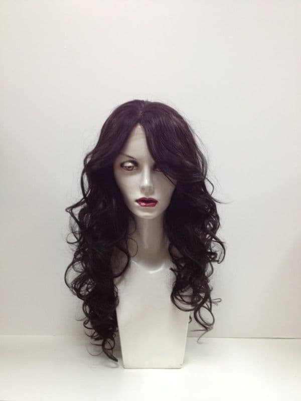 Plum Spiral wig