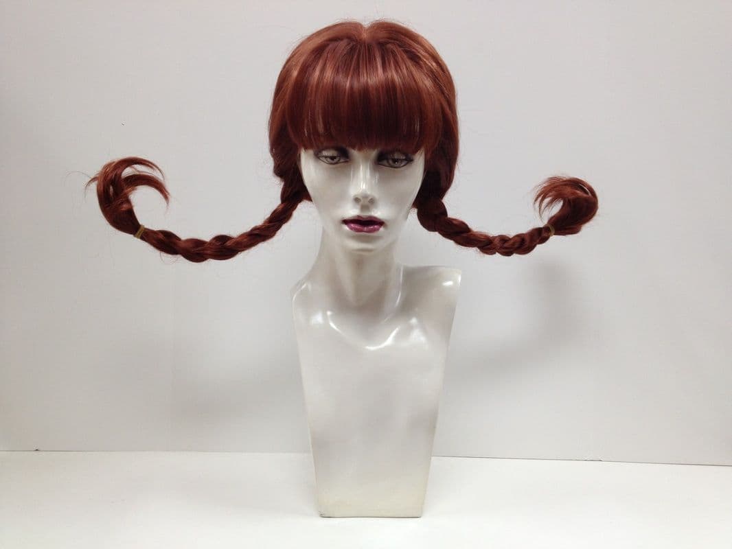 Copper Pigtails wig