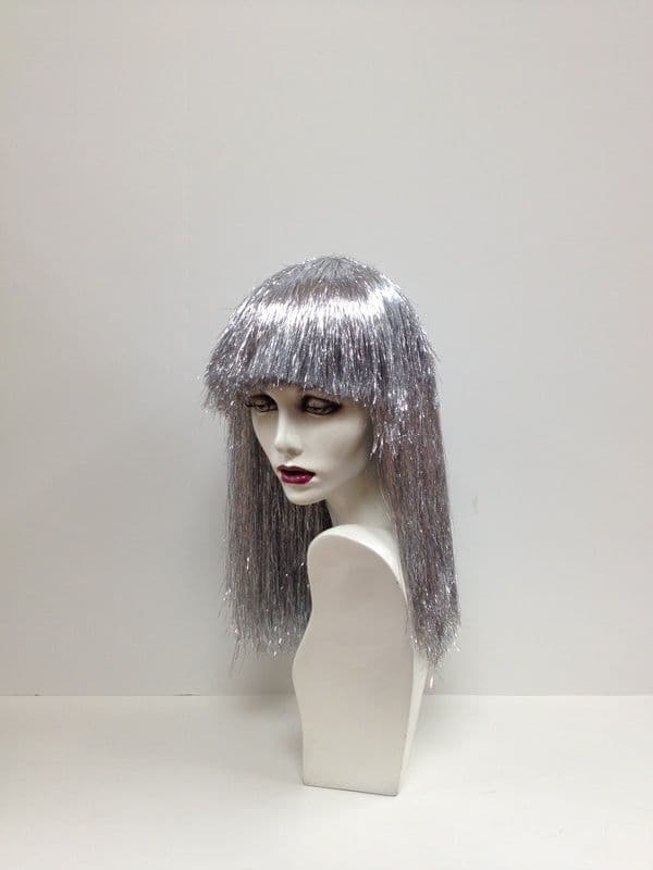 Chrome Tinsel wig