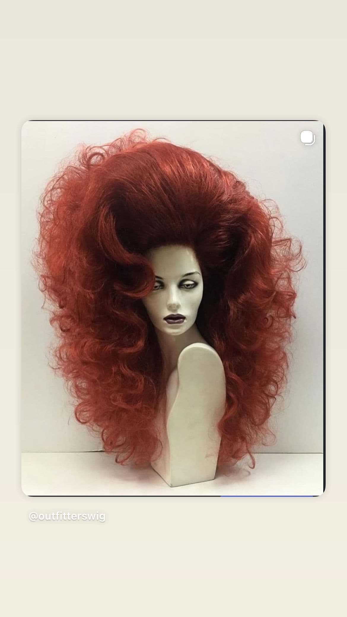 Copper Eruption wig