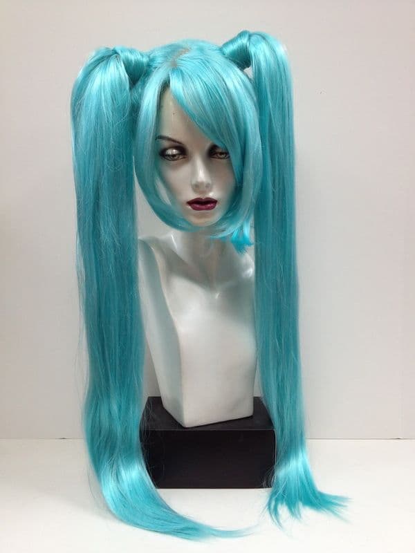 Cyan Tails wig