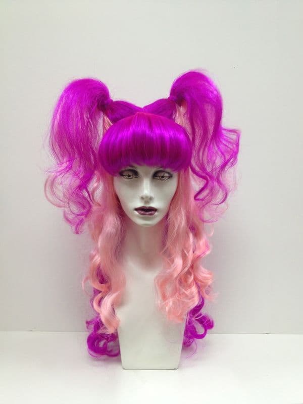 Violet Pigtails wig