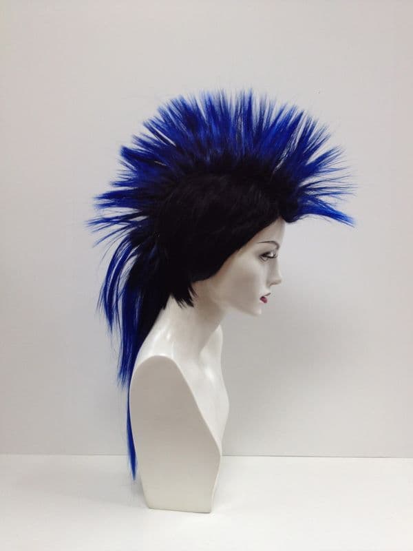 Blue Riot wig