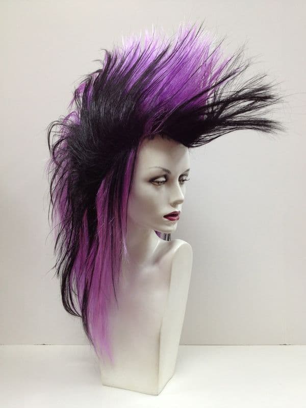 Violet Riot wig