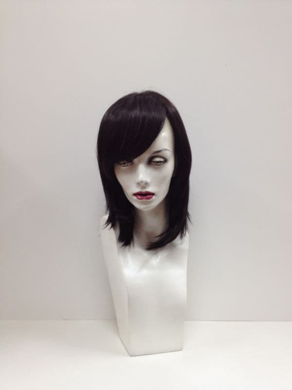 Plum Glide wig