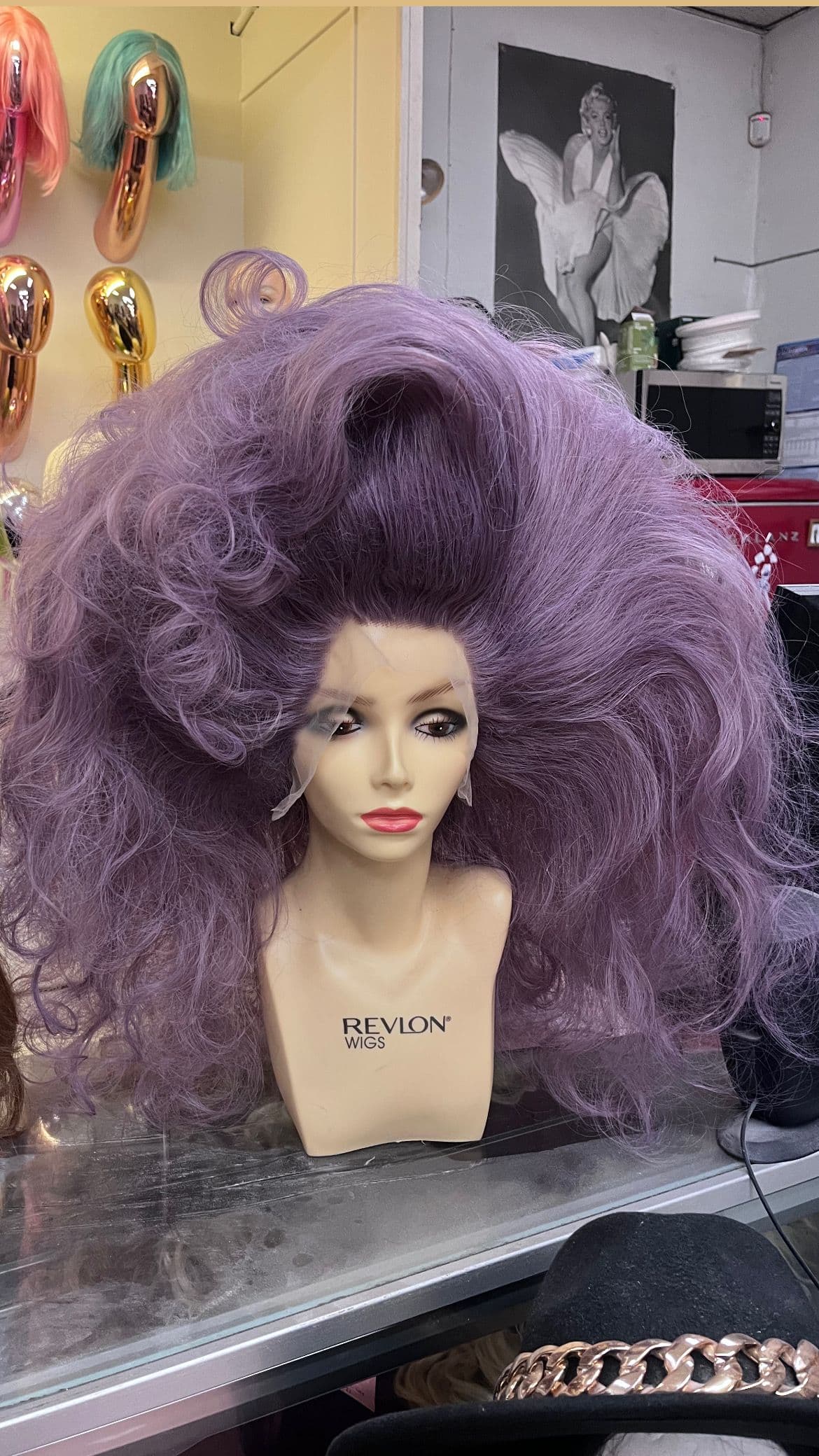 Drag Purple wig